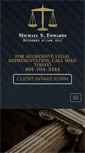 Mobile Screenshot of mikeedwardslaw.com