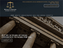 Tablet Screenshot of mikeedwardslaw.com